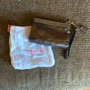 Mini Coach wristlet